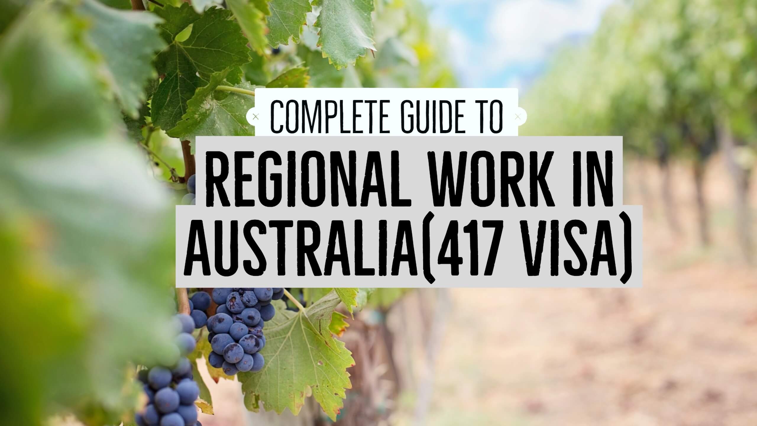 ... Australia(417 Complete Work Guide Visa Regional To In