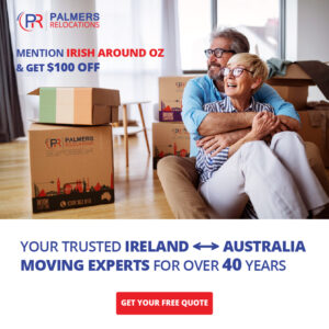 Palmers Relocations provide seamless door-to-door international moving services, handling every detail of your relocation with over 40 years of expertise, ensuring a stress-free move between Ireland and Australia.