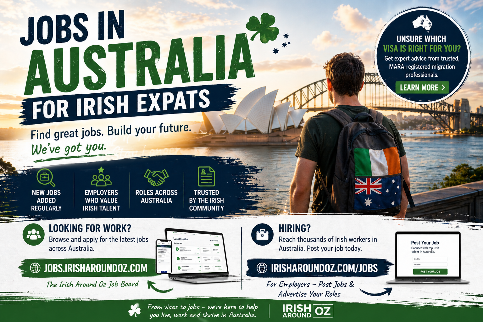 Jobs in Australia for Irish Expats (Plus Visa Help if You&rsquo;re Planning to Stay Longer)